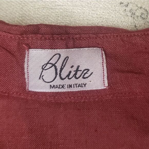 Blitz Italian Linen Blouse - Picture 7 of 10